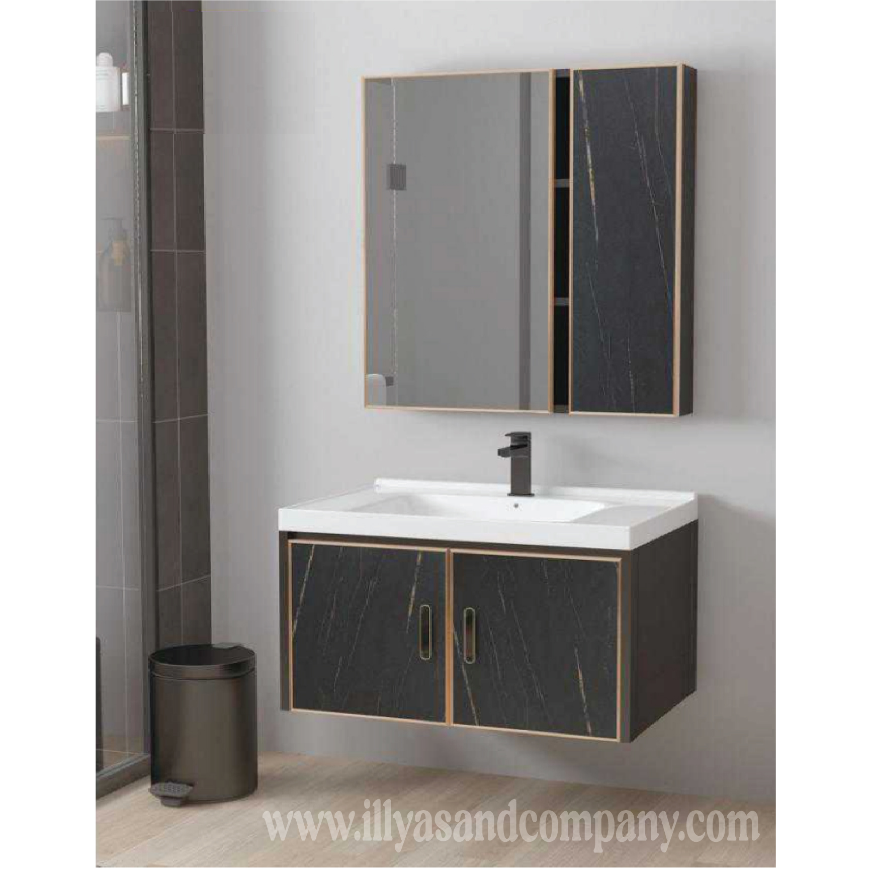Shanks Mirrors and Cabinet
